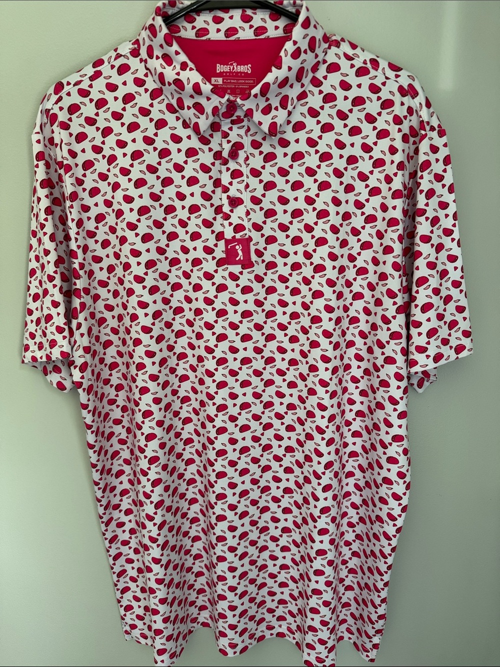 Bogey Bros Pink Taco Polo